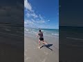 Flying Disc Hit it Hard! Do you like play frisbee at the Beach?