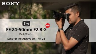 Traveling light with the new Sony 24-50mm F2.8 Lens | Ft. Sony Artisan Maulik Patel