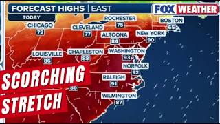 Spring Heat Wave Builds Across Eastern U S  Challenging Over 150 Record Highs