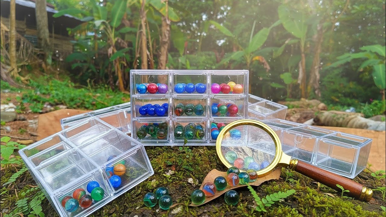 :🌈🔍 Rainbow Marble Adventure | Finding the Lost Colorful Marbles