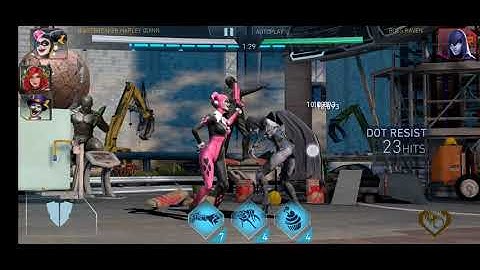 Inj2 Mobile Solo raid H2 Loa vs raven uninterrupted combo using salvation artifact.