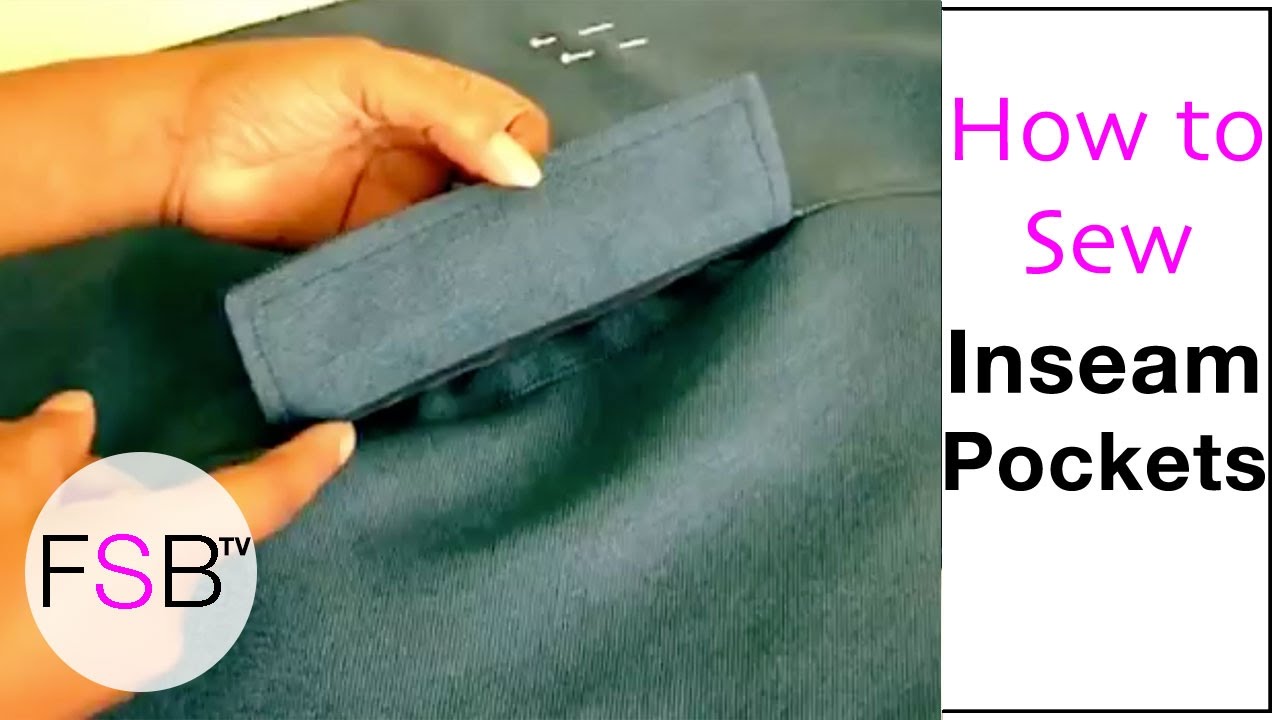 Sewing Inseam Pockets YouTube