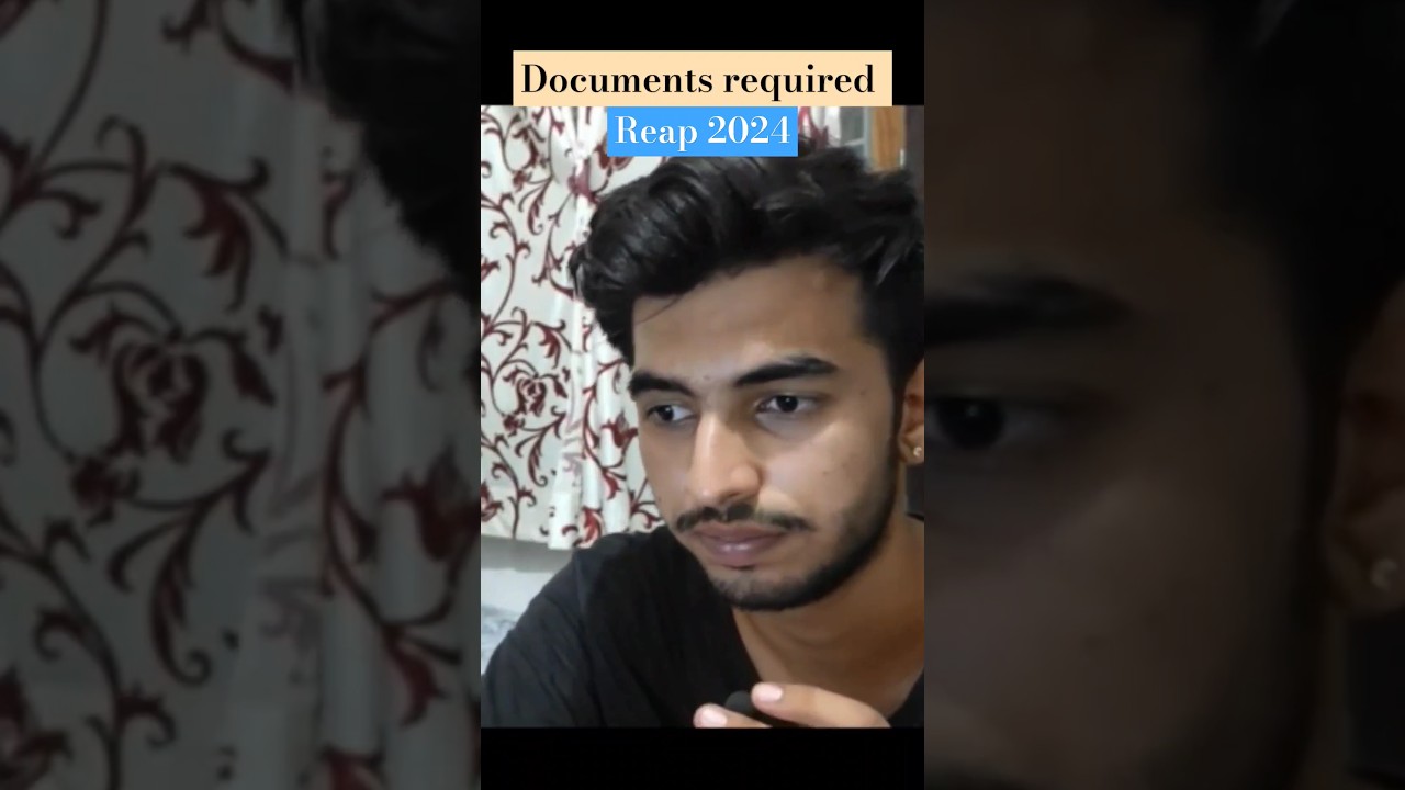 What documents required for REAP COUNCELLING 