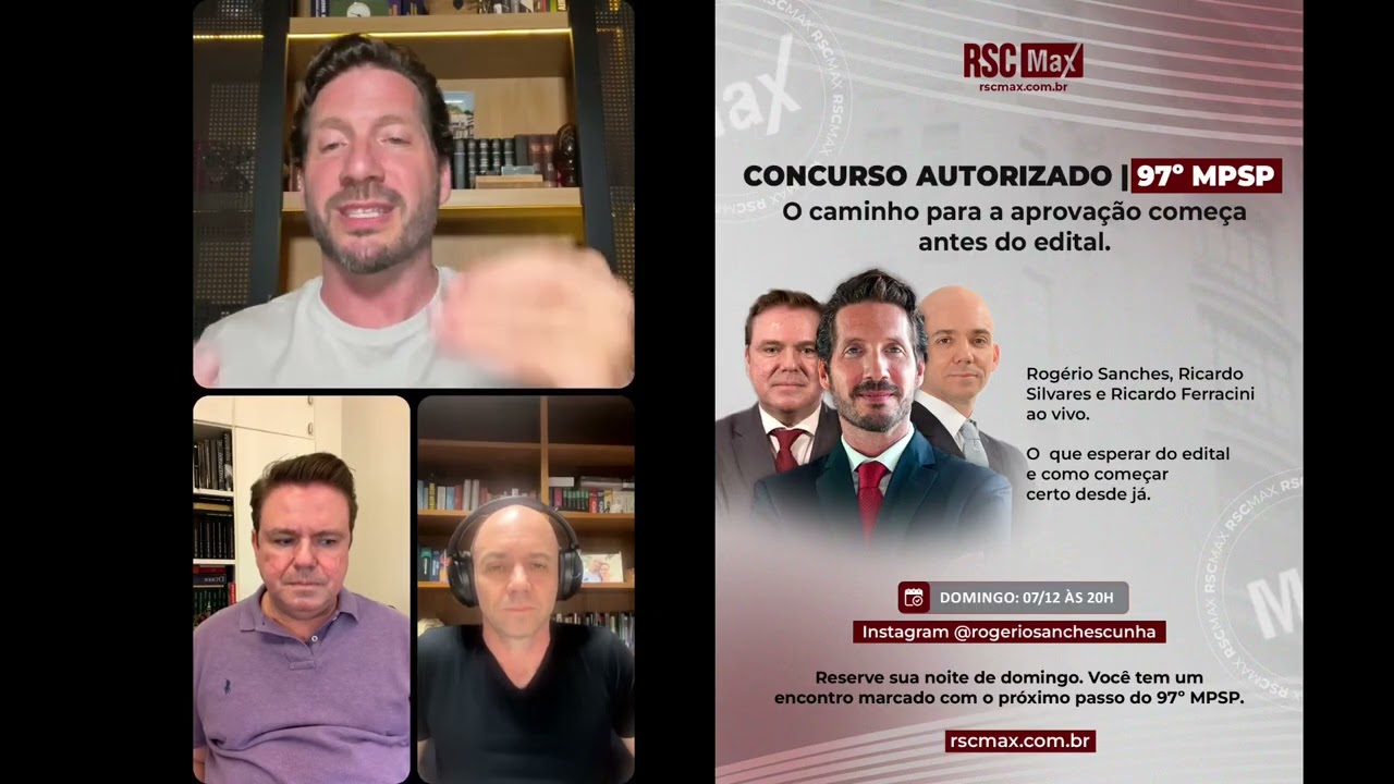 NOVIDADES DO 97 CONCURSO MPSP AUTORIZADO 