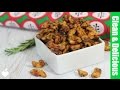 Toasted, Sweet + Spicy Rosemary Walnuts Recipe | Healthy Holiday