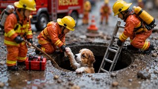 Mini Rescue Team Saves a Tiny Kitten 🚑 Amazing Mini Rescue Mission 🐱
