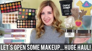 NEW MAKEUP HAUL 12/15/19 | KARITY AT CVS, WINTER SKINCARE, LUSH HOLIDAY, KALEIDOS LIP PRODUCTS