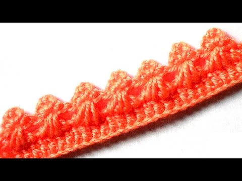 Крючком вязание зубчики