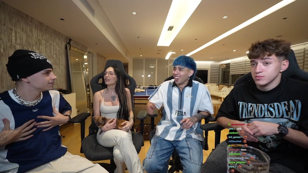 STREAM CON LUCKRA Y LA JOAQUI COMPLETO, MERNUEL Y BAULETI | MERNOSKETTI STREAM VOD |