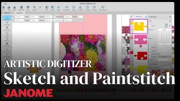 Artistic Digitizer: Sketch and Paintstitch