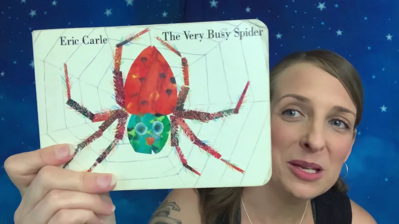 Miss Michelle reads The Very Busy Spider by Eric Carle - YouTube
