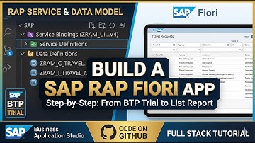 End-to-End SAP RAP Tutorial: Building a Fiori List Report App on BTP Trial