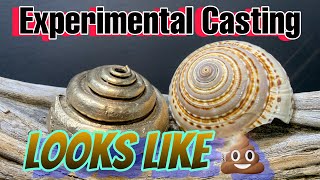 Pouring Molten Bronze Inside a SeaShell - Experimental Metal Casting - backyard Foundry - DIY