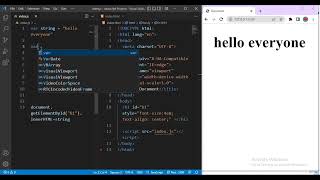 Retrieving a String Character in JavaScript @EMECHICODE