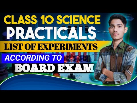 list of experiments for class 10 cbse || Practical class 10 science ...