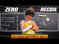 NEW UPDATE 3.8🔥 BEST SENSITIVITY CODE + CONTROL SETTINGS BGMI / PUBG MOBILE