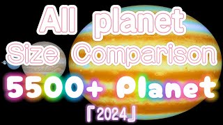 All planet『ALMOST』Size Comparison (2024)