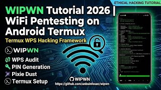 WIPWN Tutorial 2026 | WiFi Pentesting on Android Termux screenshot 5