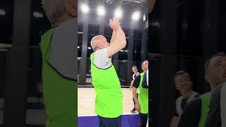 Cumhurbaşkanı Erdoğan basketbol oynadı #shorts