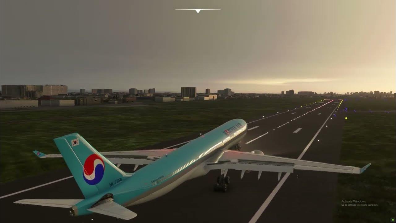 Korean Air Crash Flight 631 First Impression Airbus A330 YouTube