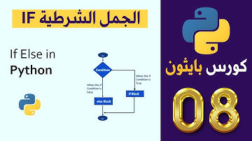 كورس بايثون | python | المحاضرة 8 | الجمل الشرطية IF Else