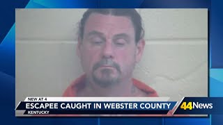 Escaped inmate captured in Webster County
