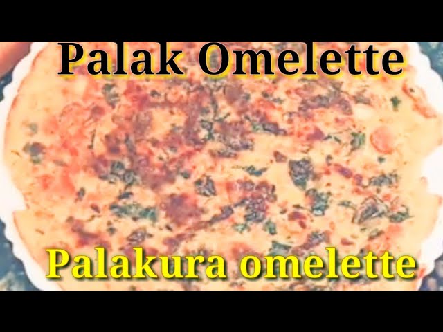 Palak Omelette  |  palakura Omelette | breakfast | healthy breakfast ideas | N COOKING ART