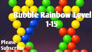 Bubble Shooter।। Bubble Shooter Rainbow level 1-15।। screenshot 4