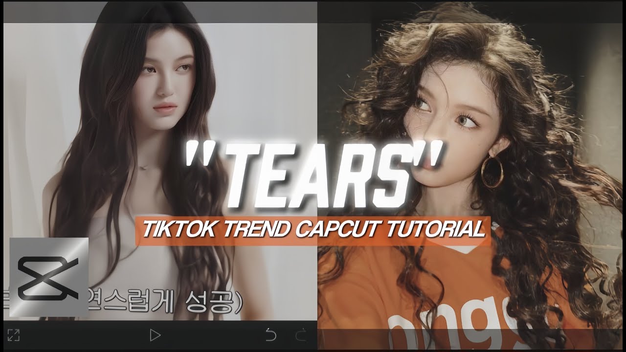 " TEARS " TIKTOK TREND CAPCUT EDIT TUTORIAL - YouTube