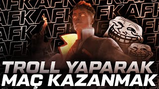 AFK KALIP MAÇ KAZANMAK (Troll Dereceli Maç) - Valorant Türkçe