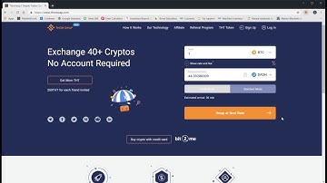 How to swap cryptos on Thor Swap Exchange Standard Mode $BTC $ETH $XRP etc.