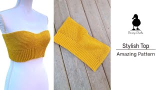 Crochet Top for Beginners | EASY Crochet Pattern