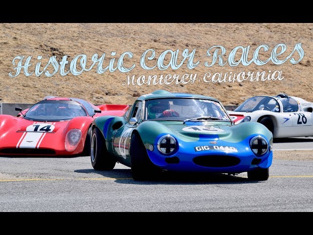 MONTEREY HISTORICS - CORRIDA DE CARROS CLÁSSICOS NA CALIFÓRNIA