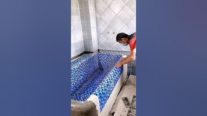 بناء بانيو بموزايك حمام سباحة #بانيو #مغطس #موزاييك #نصائح_يوتيوب #viral #foryou