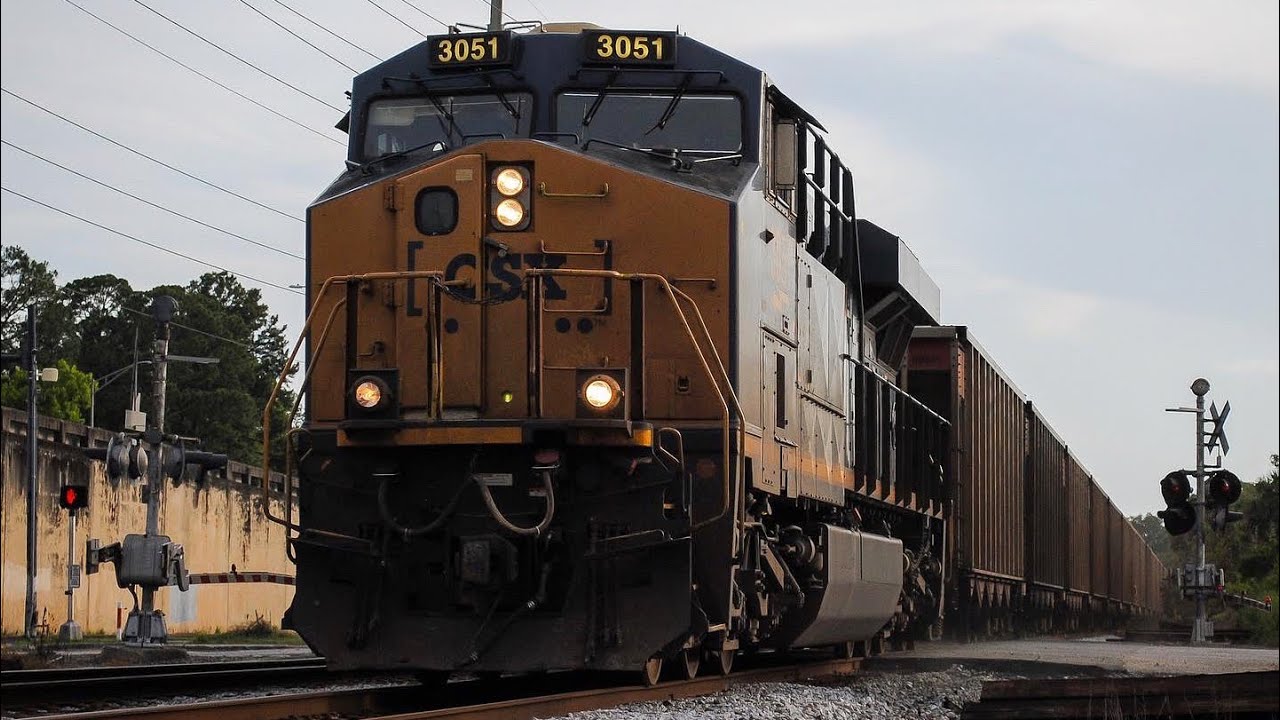 CSX Coal Trains on the Sanford Sub! Jacksonville, FL YouTube