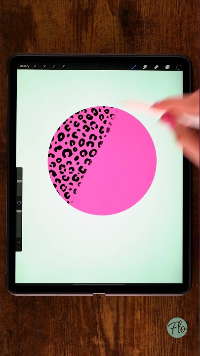 How to use ALPHA LOCK in PROCREATE #Shorts