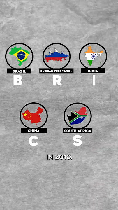What is BRICS? 🇧🇷🇷🇺🇮🇳🇨🇳🇿🇦