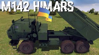 Ukraine M142 HIMARS MLRS attack military vehicle convoy