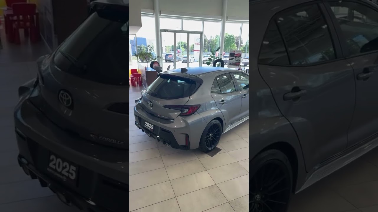 Sneak Peek at the 2025 GR Corolla in the North London Toyota Showroom 