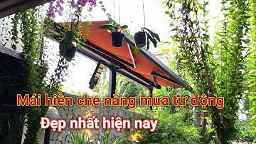 Mẫu mái hiên di động che nắng mưa tự động đẹp hiện nay  | Trinh AGS