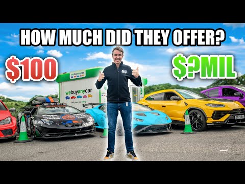 TAKING MY $5,000,000 CAR COLLECTION TO WEBUYANYCAR / CARMAX