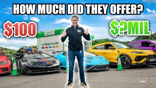 TAKING MY $5,000,000 CAR COLLECTION TO WEBUYANYCAR / CARMAX