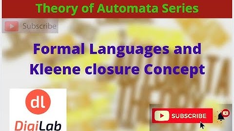 Formal Languages and Kleene closure Concept