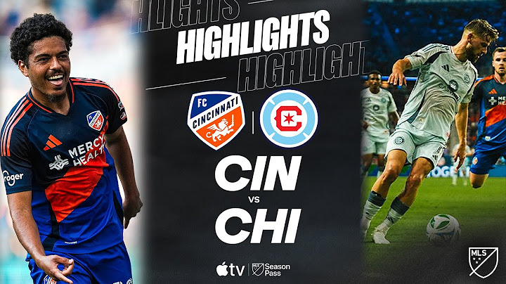 FC Cincinnati vs. Chicago Fire FC | Full Match Highlights | The Denkey and Evander Show!