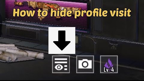 How to disable profile visit option PUBG Mobile