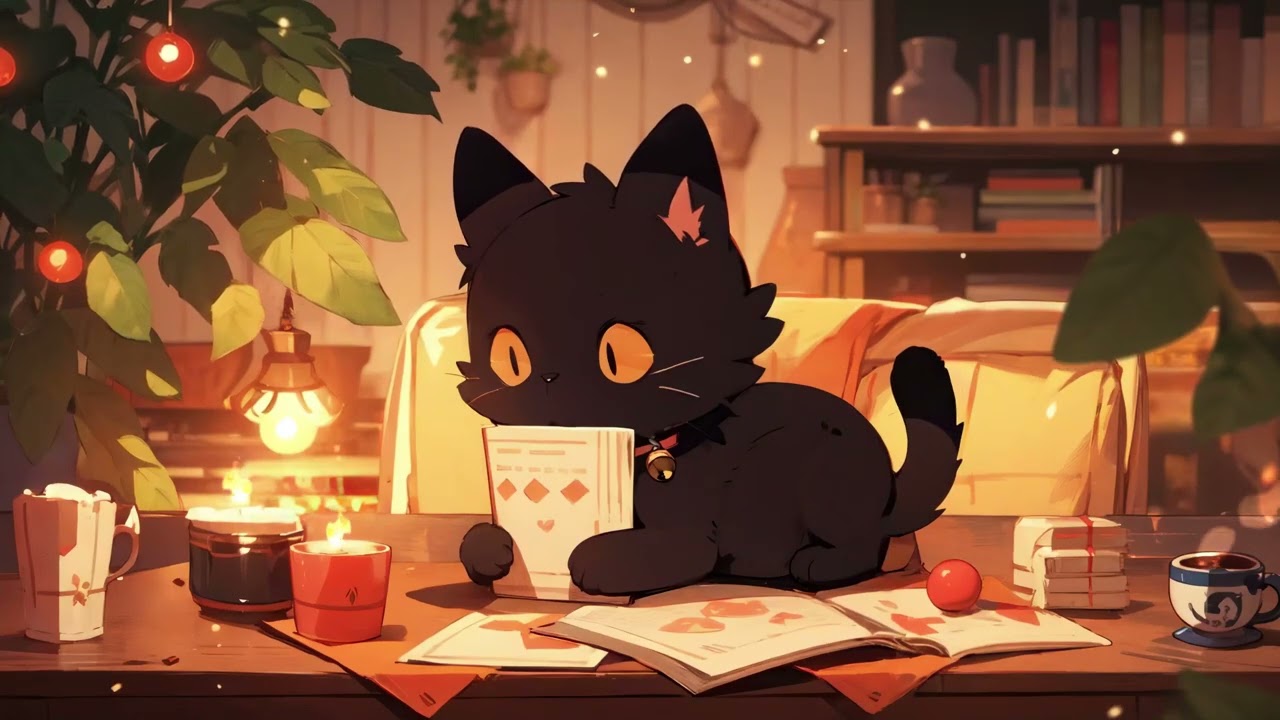 Late Night Desk Session 🕯️ Chill Hiphop Mix [Cozy Room Ambience]