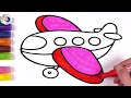 Airplane and Marker Pencil Coloring / Akn Kids House