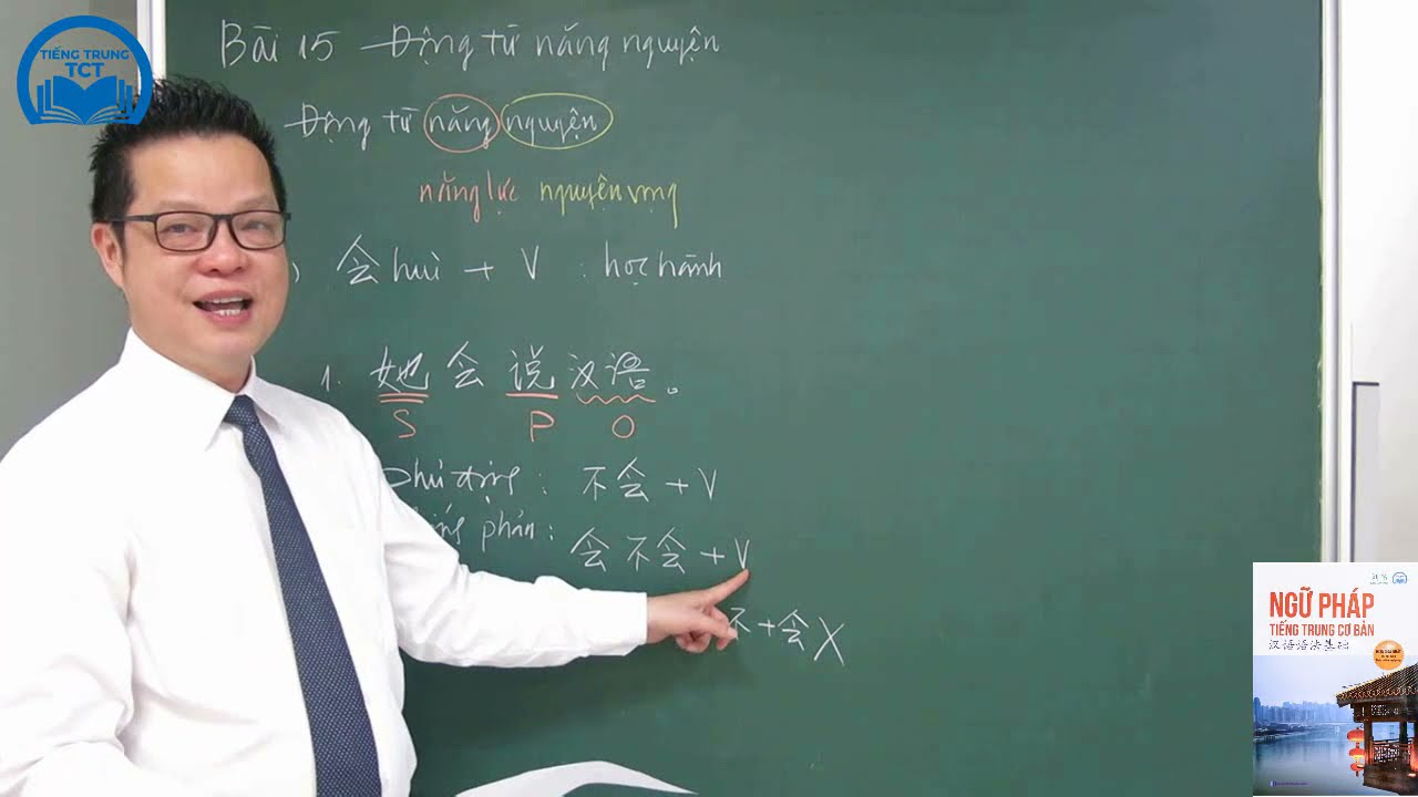 15. NGỮ PHÁP TIẾNG TRUNG - Động từ năng nguyện