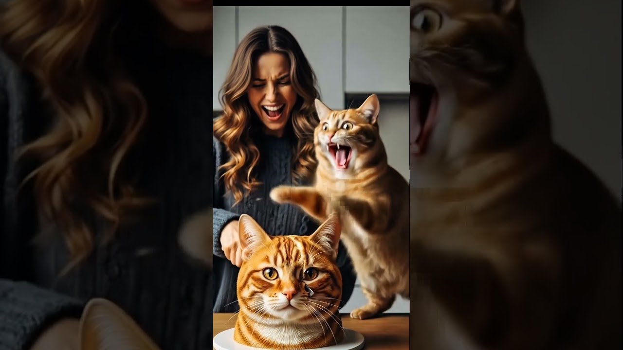 CAT Saves Twin Cake From Certain Cutting Disaster