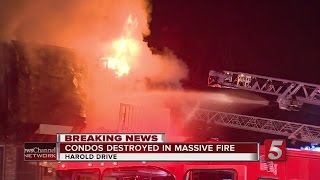 16 Units Destroyed In 2-Alarm Condo Fire